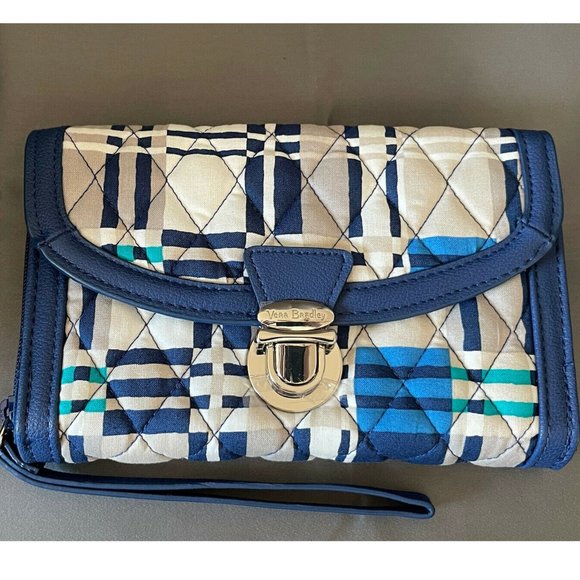 NWT Vera Bradley Ultimate Wristlet - Santiago Woven Signature Cotton - Picture 3 of 6